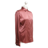 Armani Collezioni camicetta di raso rosa antico