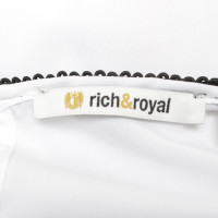 Rich & Royal Blouse in wit / zwart
