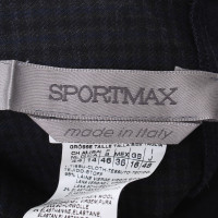 Sport Max vestito di lana in blu scuro