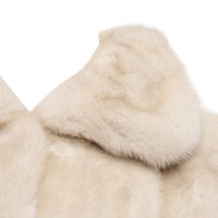 Fendi Cream mink fur coat 