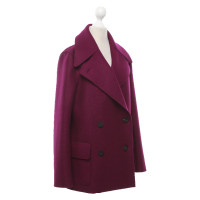 Harris Wharf Jacket/Coat Wool in Fuchsia