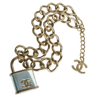 Chanel Halskette mit Schloss-Anhänger