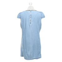 Elisabetta Franchi Kleid aus Baumwolle in Blau