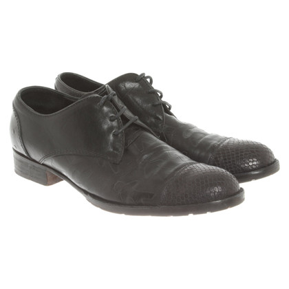 Henry Beguelin Chaussures à lacets en Cuir en Noir