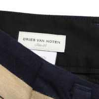 Dries Van Noten pantaloni a righe in Bicolor
