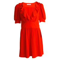 Chloé Silk dress in red/orange