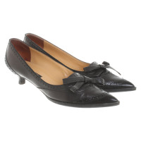 Sergio Rossi Pumps/Peeptoes Leer in Zwart