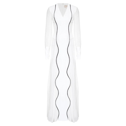Genny Dress Silk in White