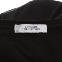 Versace T-shirt avec bordure en strass