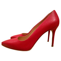 Longchamp Pumps/Peeptoes Leather in Red