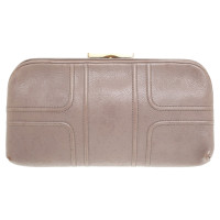 Smythson clutch in Taupe