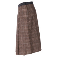 Lanvin Skirt Wool in Brown