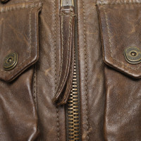 Dsquared2 Leather jacket in brown