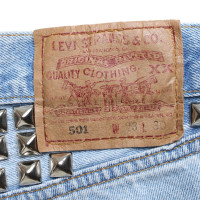 Levi's Pantaloncini di jeans con borchie