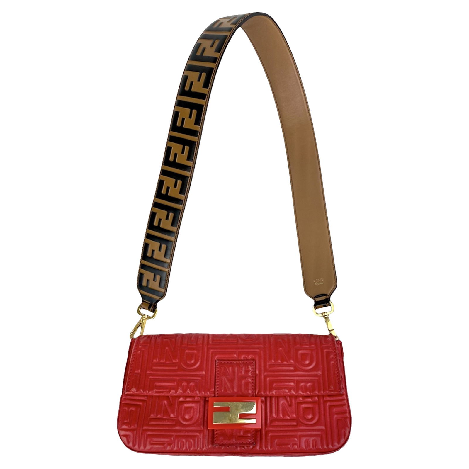 Fendi Handtasche aus Leder in Rot - Second Hand Fendi Handtasche aus Leder  in Rot gebraucht kaufen für 1650€ (7131543)