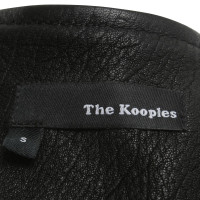 The Kooples Veste en cuir noir