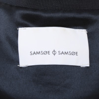 Samsøe & Samsøe Veste/Manteau en Bleu