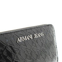 Armani Jeans Portemonnaie aus Lackleder