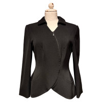 Giorgio Armani Jacket/Coat Wool in Black