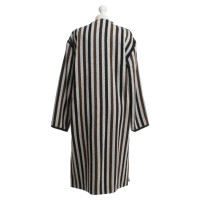 Isabel Marant Etoile Long coat in striped look