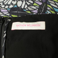 Matthew Williamson Abito in seta con motivo colorato