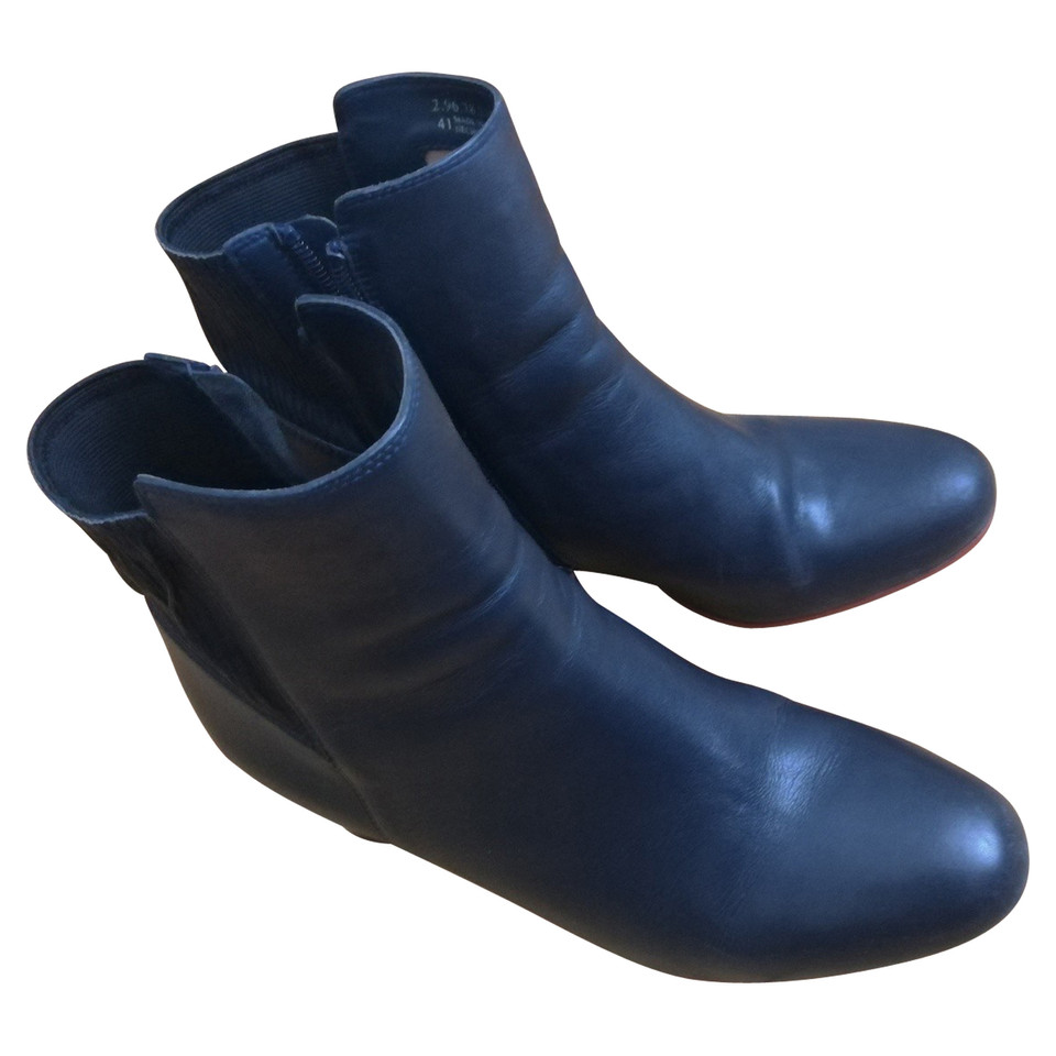 Adolfo Dominguez Stiefeletten in Blau