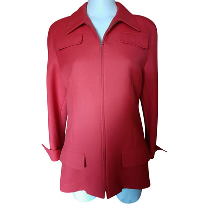 Valentino Garavani Jacke/Mantel aus Wolle in Rot