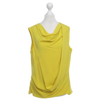 Diane Von Furstenberg Silk top yellow