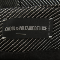Zadig & Voltaire Blazer in Silber/Schwarz