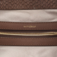 Windsor Shopper aus Leder in Braun