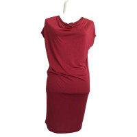 Lanvin Kleid aus Baumwolle in Rot