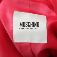 Moschino Manteau en corail rouge