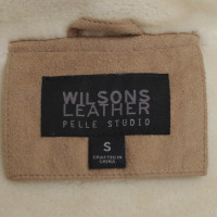 Altre marche "Pelle Wilsons" - giacca con pelliccia ecologica