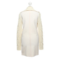 Balenciaga Jacke/Mantel aus Wolle in Creme