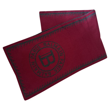 Balmain Schal/Tuch aus Baumwolle in Rot