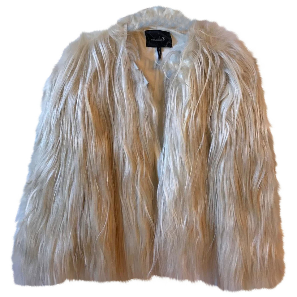 Isabel Marant Jacket/Coat Fur in Beige