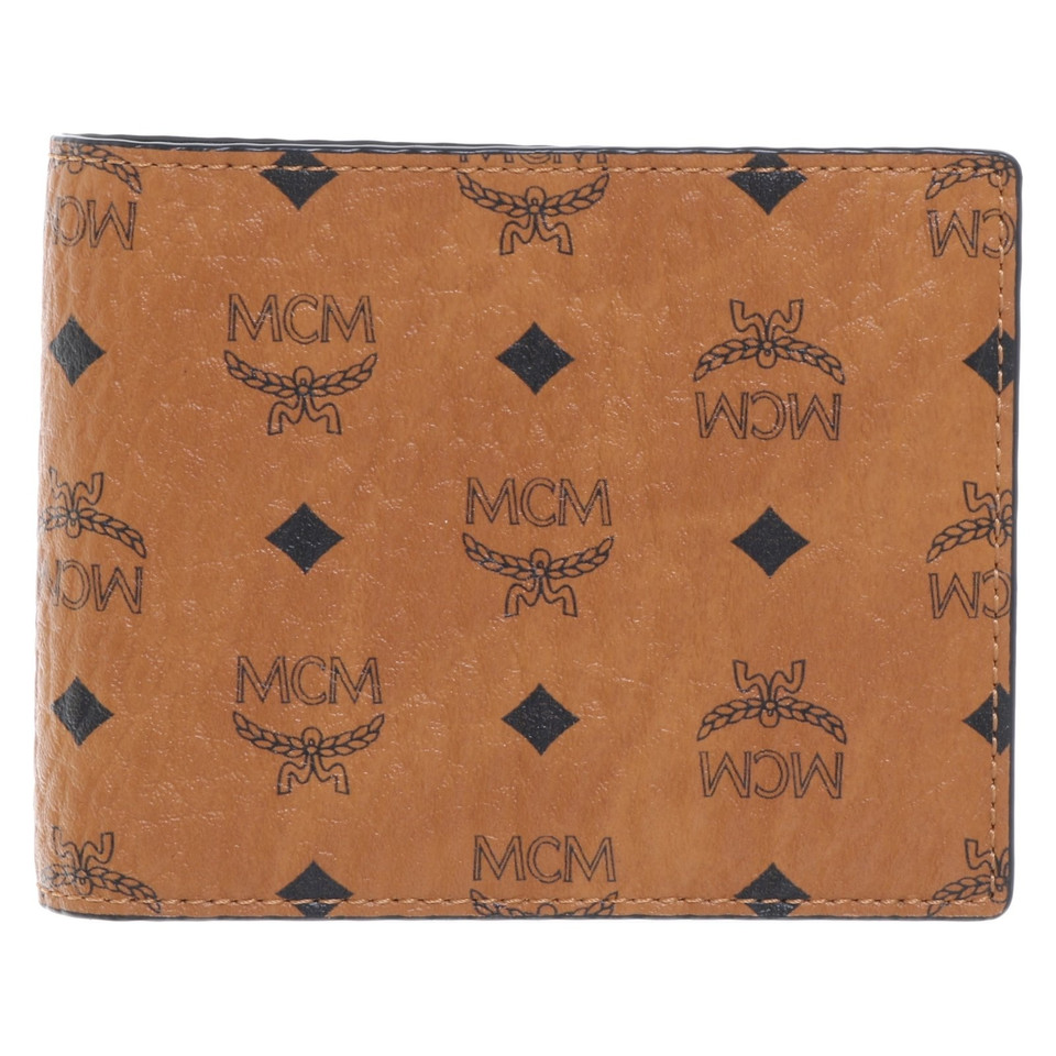 Mcm Card case with Visetos pattern