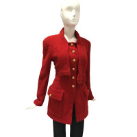 Chanel Cappotto rosso blazer