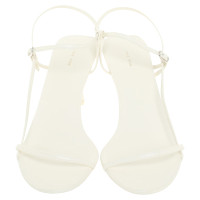 The Row Sandalen aus Leder in Creme