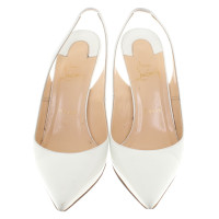 Christian Louboutin Slingbacks in bianco