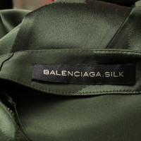 Balenciaga Dress Silk in Olive