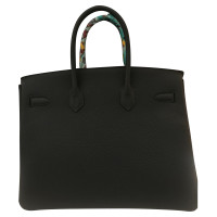Hermès Birkin Bag 35 in Pelle in Petrolio