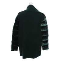 Moncler Veste/Manteau en Laine en Vert