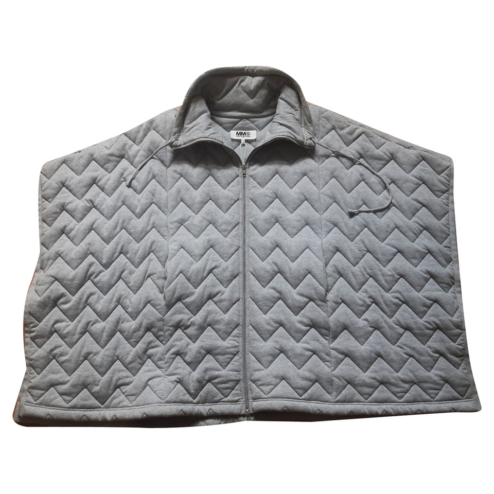 Mm6 By Maison Margiela Top Cotton in Grey