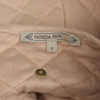 Patrizia Pepe Jacket/Coat Cotton in Beige