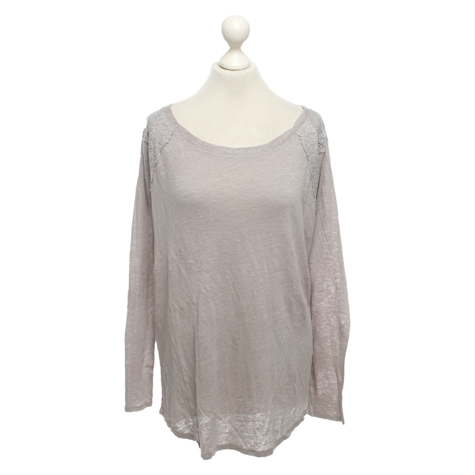 Bloom Top Linen in Grey