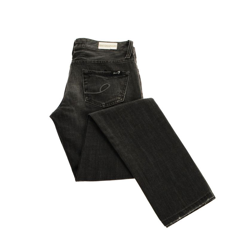 Seven 7 Jeans jambe Straight gris 