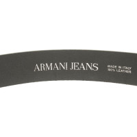 Armani Jeans Gürtel aus Lackleder