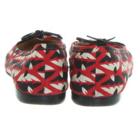 Manolo Blahnik Ballerinas with pattern