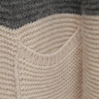 Twin Set Simona Barbieri Knitted coat with stripes